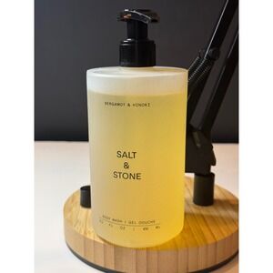 SALT & STONE • Bergamot & Hinoki • Body Wash Gel • 15.2oz/450ml • New